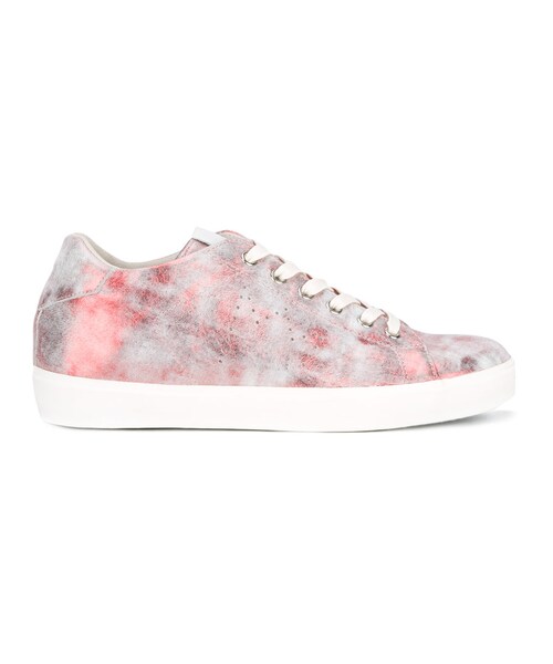 Leather Crown レザークラウン の Leather Crown - マーブル柄スニーカー - women - コットン レザー Foam Rubber - 39 スニーカー