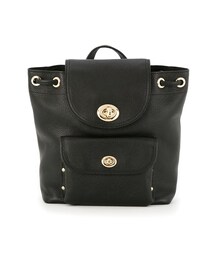 COACH | Coach - patch pocket backpack - women - レザー - ワンサイズ(バックパック/リュック)