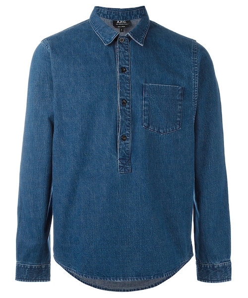 A.P.C.（アーペーセー）の「A.P.C. - ハーフボタン デニムシャツ - men 