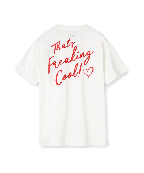 MAISON DE REEFUR（メゾンドリーファー）の「Freaking Cool Tシャツ（トップス・レディース・Gray/White・38）」の4枚目の写真