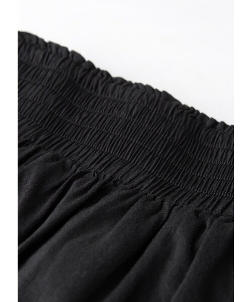 Ne-net（ネネット）の「ネ・ネット / ☆ コットンレーヨンガウチョ / パンツ（パンツ・khaki 02○/navy 02○/black 02○・サイズ,ウエスト(ゴム),ヒップ,股上,股下,腿幅,裾幅,02,67,120,38,47,45,46,）」の5枚目の写真