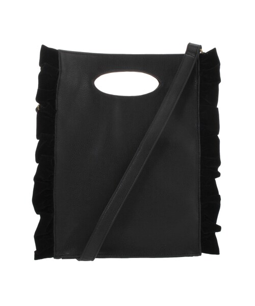 merry jenny(メリージェニー)の「フリル2waybag(バッグ・レディース・ブラック/レッド・F)」の6枚目の写真