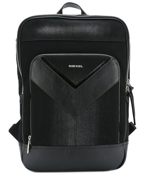 DIESEL（ディーゼル）の「Diesel - ロゴプリント バックパック - men 