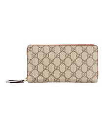 GUCCI | Gucci - GG Supreme ラウンドファスナー長財布 - women - ポリウレタン - ワンサイズ(財布)
