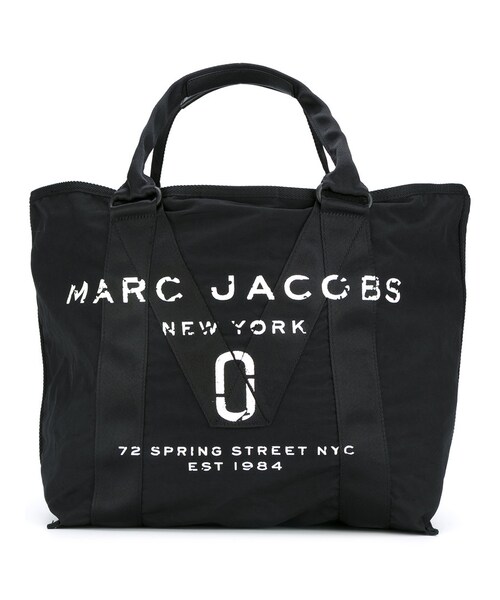 Marc Jacobs（マークジェイコブス）の「Marc Jacobs - ロゴステッチ パネルトートバッグ - women - コットン