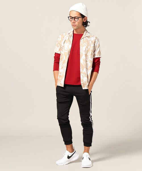 417 EDIFICE（フォーワンセブンエディフィス）の「ジャージーラインパンツ（パンツ・ブラック/S/残り1点/M/在庫あり/L）」の3枚目の写真