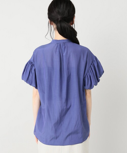 Spick & Span(スピックアンドスパン)の「バルーンスリーブシャツ(トップス・ブラック/フリー/-)」の12枚目の写真