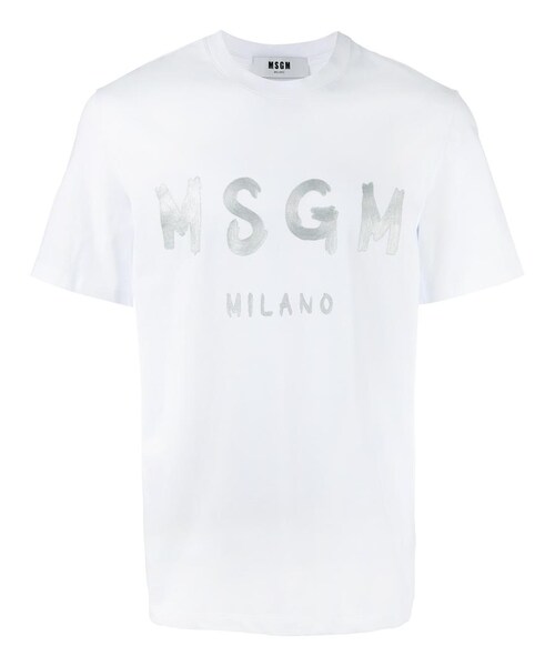 MSGM（エムエスジーエム）の「MSGM - ロゴプリント Tシャツ - men - コットン - XL（Tシャツ/カットソー）」 - WEAR