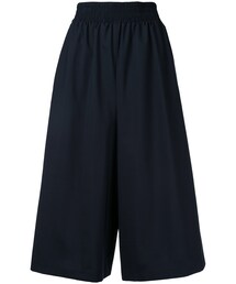 LE CIEL BLEU | Le Ciel Bleu - ワイド キュロット - women - ポリエステル/ウール - 36(その他パンツ)