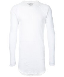 UNUSED | Unused - テクスチャード ロングtシャツ - men - コットン - 3(Tシャツ/カットソー)