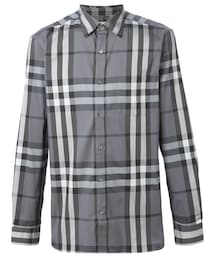 BURBERRY | Burberry - チェック柄 シャツ - men - コットン/ポリアミド/スパンデックス - XXL(シャツ/ブラウス)