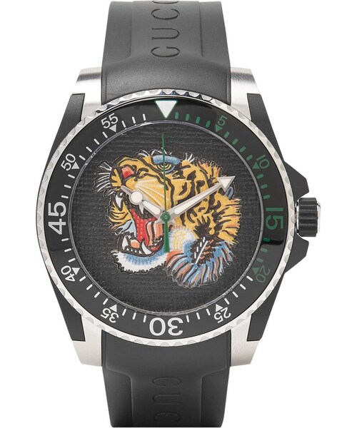 gucci tiger dive watch