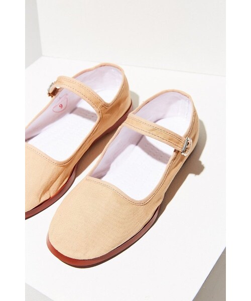 URBAN OUTFITTERS（アーバンアウトフィッターズ）の「Urban Outfitters Cotton Mary Jane Flat（シューズ・レディース・Beige/Black/White・6/7/8/9/10）」の11枚目の写真