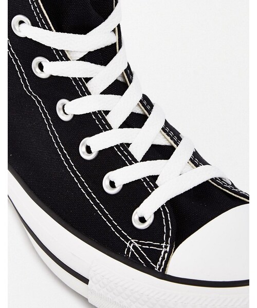 CONVERSE（コンバース）の「Converse All Star High Top Black Sneakers（スニーカー・レディース・Black・US 6/US 5/US 11/US 10/US 9/US 7/US 7.5/US 11.5/US 10.5/US 6.5）」の2枚目の写真