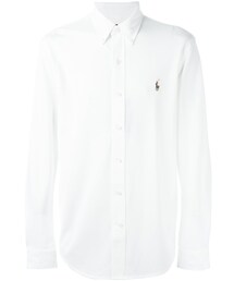 POLO RALPH LAUREN | Polo Ralph Lauren - embroidered logo shirt - men - コットン - XXL(シャツ/ブラウス)