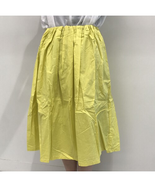 copine(コピン)の「ミモレ丈タック入りコットンカラースカート(2color)【クリックポスト対象商品】(スカート・レディース・その他)」の11枚目の写真