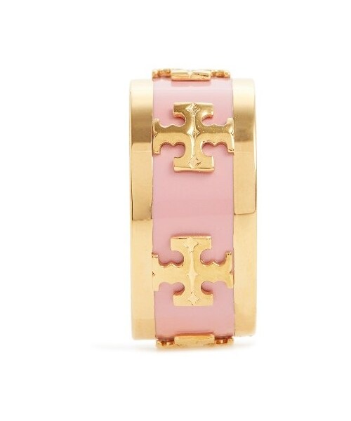 TORY BURCH(トリーバーチ)の「Women's Tory Burch Enamel Logo Ring(リング・レディース・Black/White/Pink・5/6/7/8)」の4枚目の写真