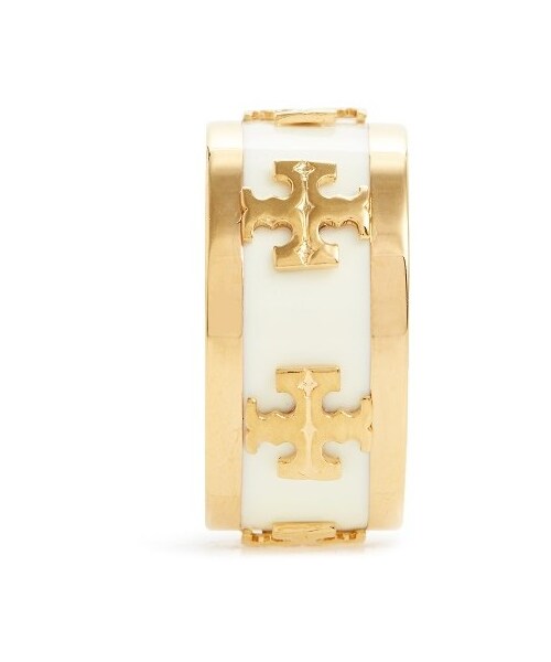 TORY BURCH(トリーバーチ)の「Women's Tory Burch Enamel Logo Ring(リング・レディース・Black/White/Pink・5/6/7/8)」の5枚目の写真