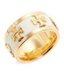 TORY BURCH | Women's Tory Burch Enamel Logo Ring(リング)
