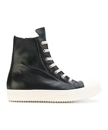 Rick Owens | Rick Owens - ハイカットスニーカー - men - カーフレザー/レザー/rubber - 44(スニーカー)