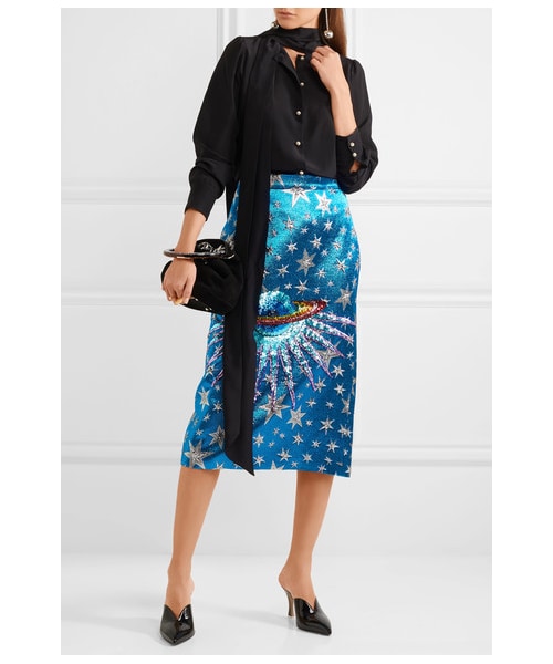 GUCCI（グッチ）の「Gucci - Sequin-embellished Metallic Jacquard