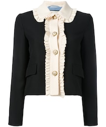 GUCCI（グッチ）の「Gucci - フリルトリム クロップドジャケット