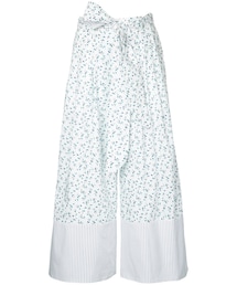 G.V.G.V. | G.V.G.V. - Liberty フローラル柄 ワイドパンツ - women - コットン/ポリエステル/ポリウレタン - 36(その他パンツ)