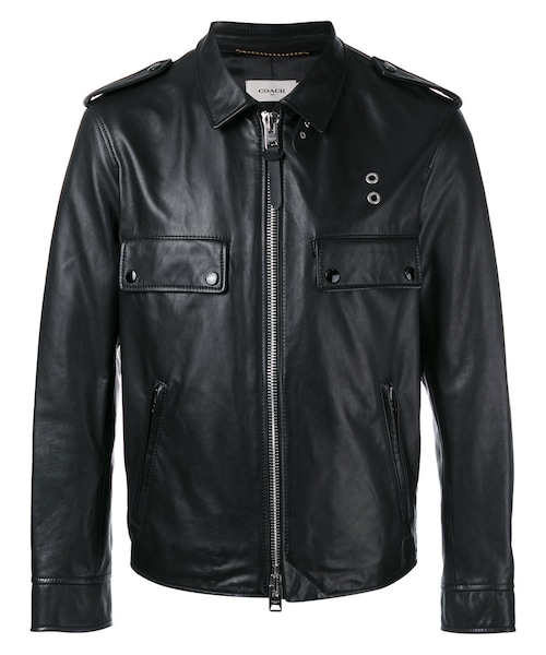 COACH コーチ ジップアップ レザージャケット 牛革 COACH コーチ