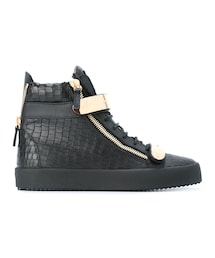 GIUSEPPE ZANOTTI DESIGN | Giuseppe Zanotti Design - ハイカットスニーカー - men - レザー/rubber - 43(スニーカー)