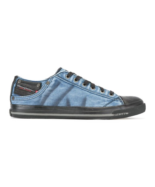 DIESEL(ディーゼル)の「Diesel - Exposure スニーカー - men - コットン/ポリエステル/rubber - 40(スニーカー・メンズ・ブルー・40)」の1枚目の写真