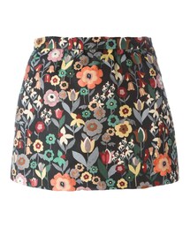 RED VALENTINO | Red Valentino - フローラル柄 ミニスカート - women - ポリエステル/アセテート - 42(その他パンツ)