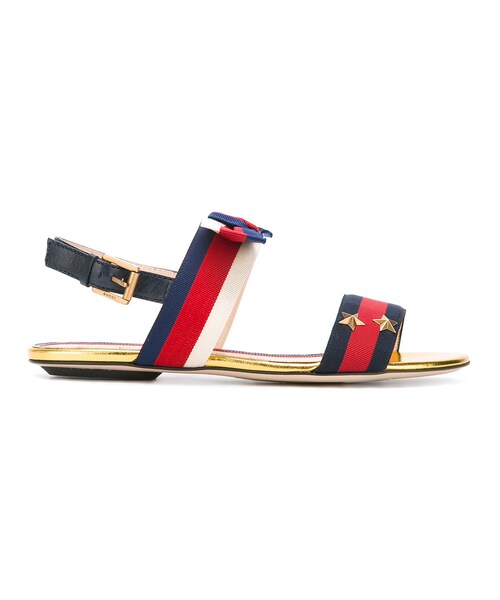 GUCCI(グッチ)の「Gucci - Sylvie Web サンダル - women GUCCI(グッチ)の「Gucci - Sylvie Web サンダル - women
