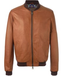 ETRO エトロ スウェード ジップアップ レザージャケット ETRO エトロ スウェード ジップアップ レザージャケット ETRO エトロ