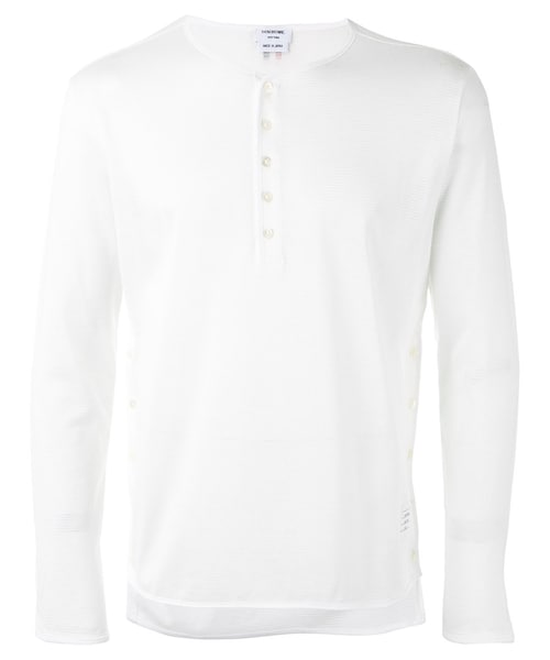 THOM BROWNE（トムブラウン）の「Thom Browne - ヘンリーネック 長袖