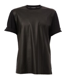 NEIL BARRETT | Neil Barrett - コントラストパネル Ｔシャツ - men - コットン/ポリエステル - S(Tシャツ/カットソー)