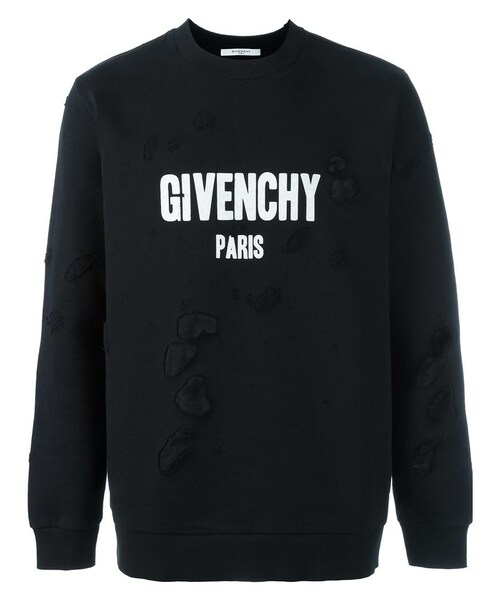 GIVENCHY（ジバンシイ）の「Givenchy - ダメージ スウェットシャツ 