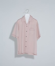 LIDNM | パイピングオープンカラーシャツ(シャツ/ブラウス)