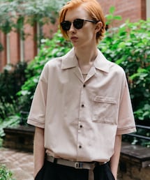 LIDNM | パイピングオープンカラーシャツ(シャツ/ブラウス)