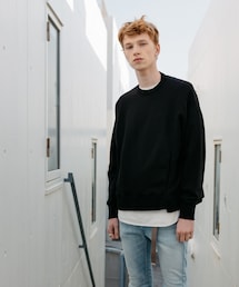 LIDNM | スーピマオフショルダースウェット(スウェット)