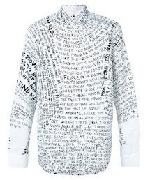OAMC | Oamc - テキストプリントシャツ - men - コットン - M(シャツ/ブラウス)