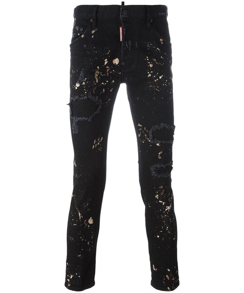 DSQUARED2 ブラック スキニーデニム DSQUARED2（デニム/ジーンズ