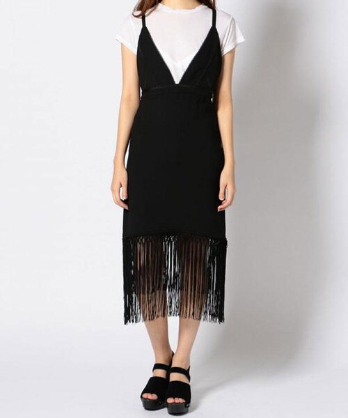 Nine ナイン の フリンジワンピ ワンピース ドレス Wear