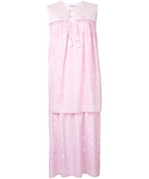 fleamadonna | Fleamadonna - ペイズリー柄 レイヤードドレス - women - シルク/ポリエステル - M(ワンピース)