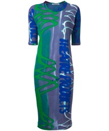 THEATRE PRODUCTS | Theatre Products - アブストラクト柄 ワンピース - women - コットン - ワンサイズ(ワンピース)