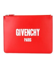 GIVENCHY | Givenchy - ロゴプリント ポーチ - men - カーフレザー - ワンサイズ(クラッチバッグ)