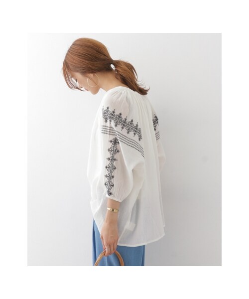 新品♡タグ付き かぐれ♡レーヨンコットン ブラウス♡アーバンリサーチドアーズ URBAN RESEARCH DOORS（アーバンリサーチドアーズ）の「コットン