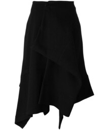 GOTHIC yohji yamamoto アシンメトリー ラップスカート 20170710012905201_215.jpg
