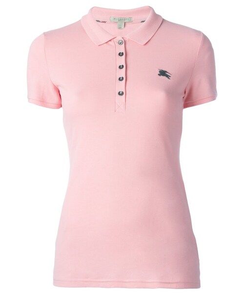burberry polo shirt womens pink