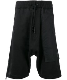 Y-3 サルエルハーフパンツ ショーツ クロップド 膝下 ドローコード Y-3
