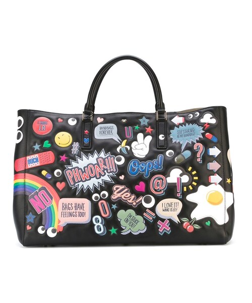 バッグ EBURY ALL OVER STICKERS Anya Hindmarch ANYA HINDMARCH（アニヤハインドマーチ）の「Anya Hindmarch